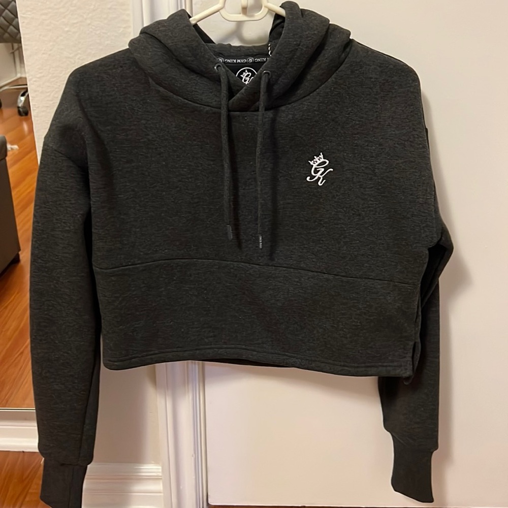 Gym King Cropped Hoodie